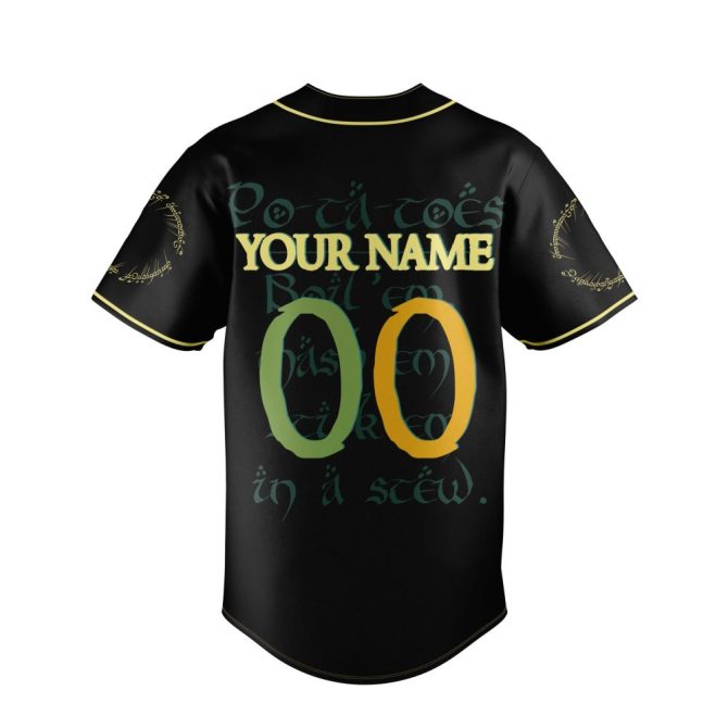 Custom Name Baseball Jersey - Funny Taters Potatoes Design – Personalized Gift For Fans - Image 6