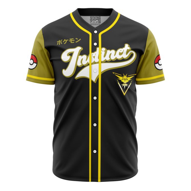 Custom Team Instinct Baseball Jersey - Pokémon Go Fan Gear - Personalized Name & Number - Image 2
