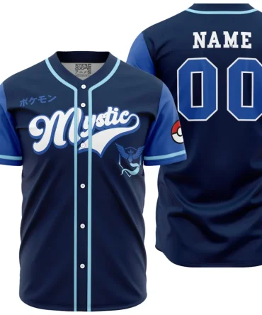 Custom Team Mystic Jersey - Personalized Name & Number - Premium Quality Fans' Choice