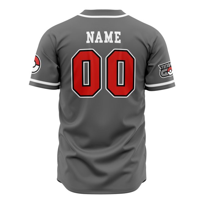 Customizable Team Rocket Baseball Jersey - Iconic Anime Fans' Choice! - Image 3