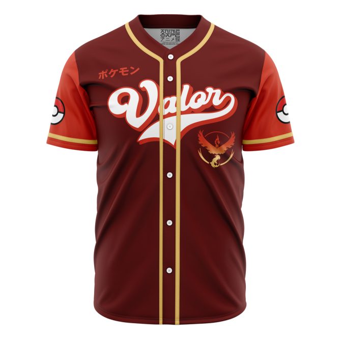 Custom Team Valor Baseball Jersey - Personalized Name & Number, Unisex Sportswear - Image 2