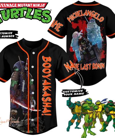 Customizable Teenage Mutant Ninja Turtles Jersey - The Last Ronin Design, Add Your Name & Number!
