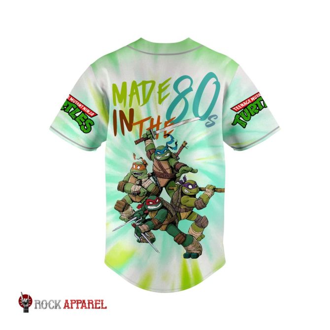 Custom 80S Ninja Turtles Jersey - Personalize Name & Number , Retro Fan Gear - Image 3