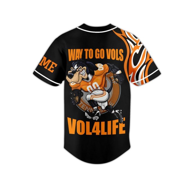 Custom Tennessee Vols Jersey – Personalized Name & Number – Unique Gift For Fans! - Image 3