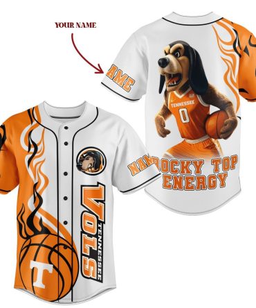 Custom Tennessee Vols Jersey – Personalized Basketball Fan Shirt With Mascot Design