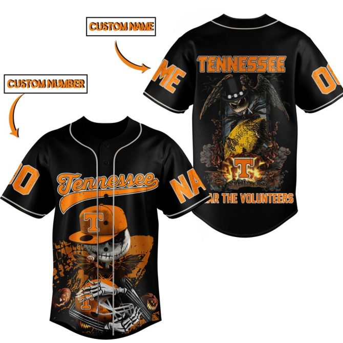 Custom Tennessee Baseball Jersey – Personalized Name & Number – Unique Fan Apparel