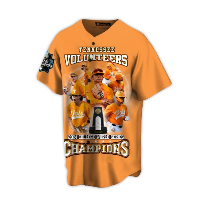 Custom Tennessee Volunteers 2024 Champs Jersey - Add Your Name & Number! - Image 2