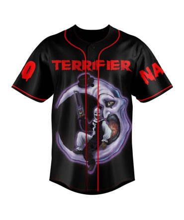 Terrifier Horror Baseball Jersey – Unique Graphic Shirt For Fans & Collectors