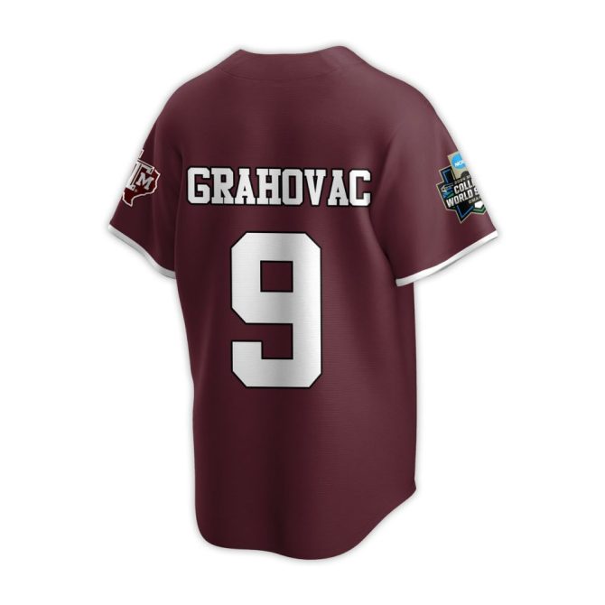Custom Texas A&M Aggies 2024 Champions Jersey - Personalize Name & Number - College World Series Gear - Image 4