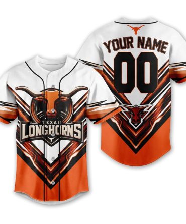 Custom Texas Longhorns Jersey - Personalized Name & Number, Unique Gift