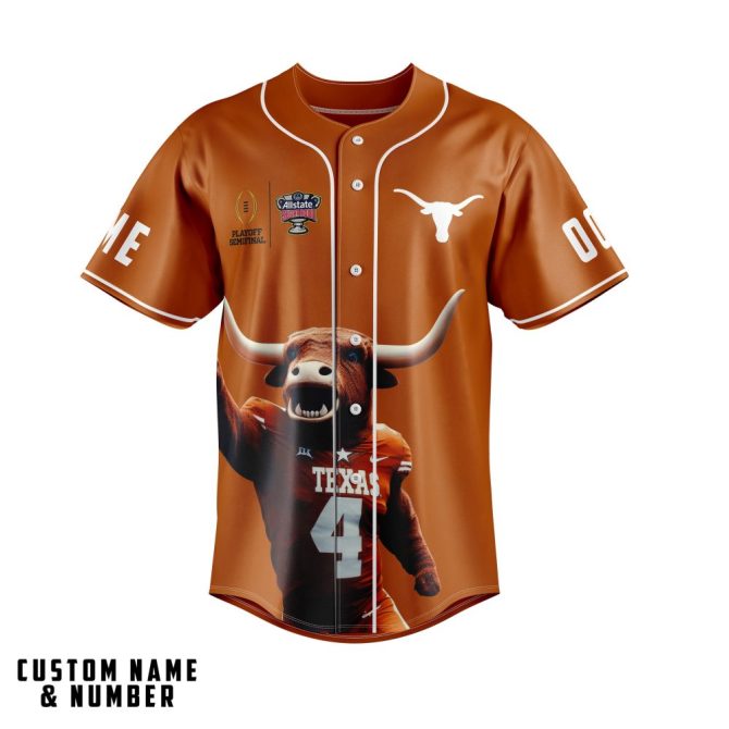 Custom Texas Longhorns Sugar Bowl Jersey – Personalized Name & Number – Limited Edition - Image 2