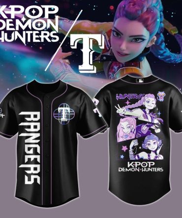 Kpop Demon Hunters Jersey – Stylish Black Baseball Shirt For Trendy Fans