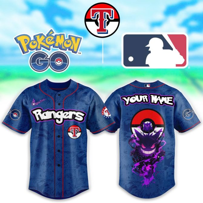 Custom Pokémon Rangers Jersey – Personalized Mlb Team Shirt For Fans