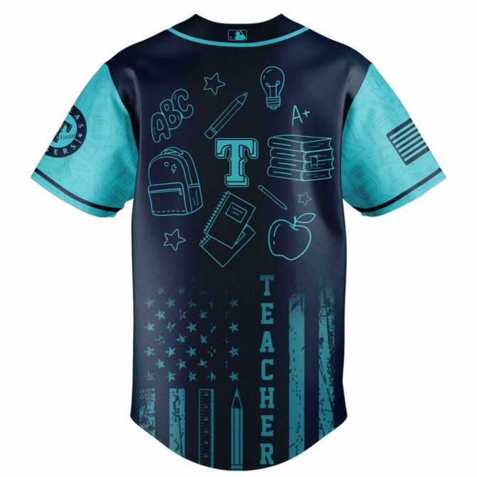 Celebrate Teachers: Rangers Themed Appreciation Jersey - Unique Gift For Educators - Image 3