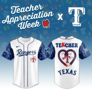 Celebrate Teacher Appreciation With Limited Edition Rangers Jersey – Show Your Texas Pride!