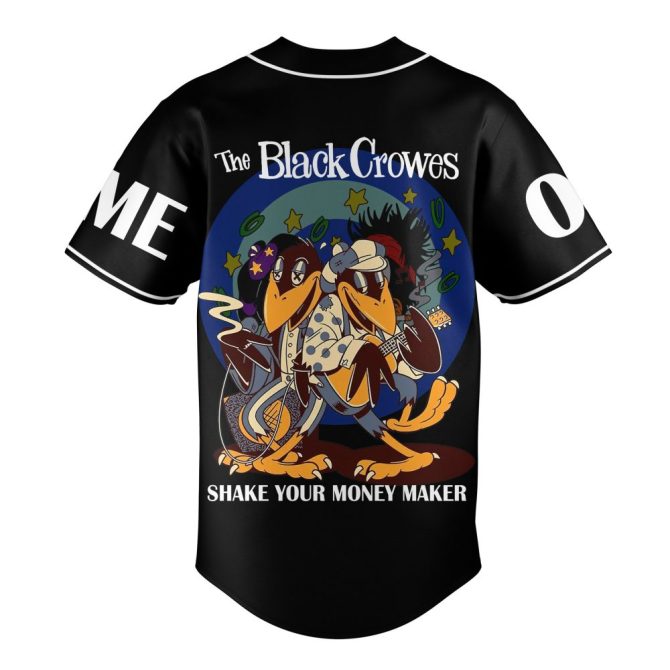 Custom Black Crowes Baseball Jersey – Personalized Name & Number – Unique Band Merch - Image 4