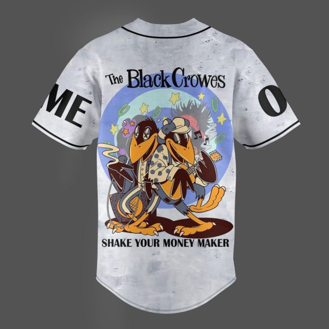 Custom Black Crowes Baseball Jersey – Personalized Name & Number – Unique Band Merch - Image 6