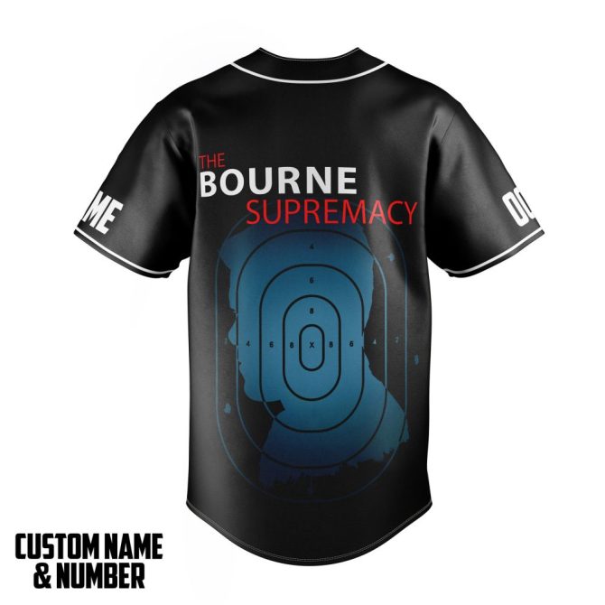Custom Bourne Legacy Baseball Jersey - Personalized Name & Number, Stylish Fan Apparel - Image 2