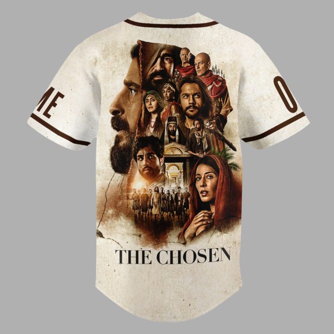 Customizable 'The Chosen' Baseball Jersey - Add Your Name & Number - Unique Gift Idea! - Image 3