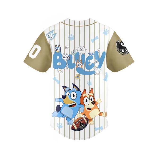 Custom Collingwood Bluey Kids' Jersey – Personalized Number, Fun Cartoon Design - Image 3