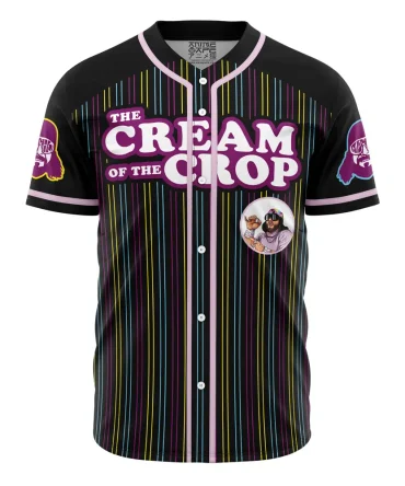Vintage 'Cream Of The Crop' Baseball Jersey - Bold Retro Style & Comfortable Fit