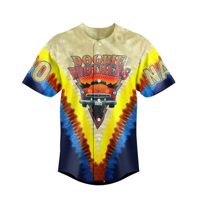 Customizable Tie-Dye Rock Band Jersey – Personalize Name & Number - Image 2