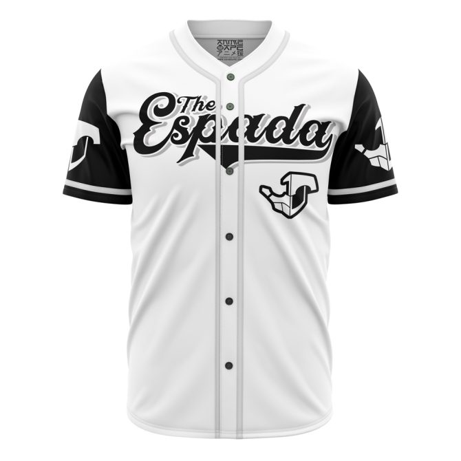 Custom Espada Baseball Jersey – Personalized Name & Number, Stylish Black & White Design - Image 2
