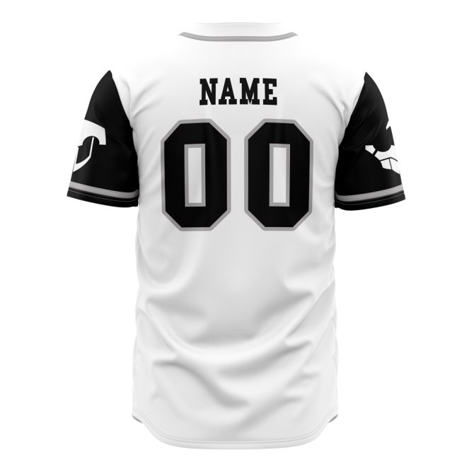 Custom Espada Baseball Jersey – Personalized Name & Number, Stylish Black & White Design - Image 3