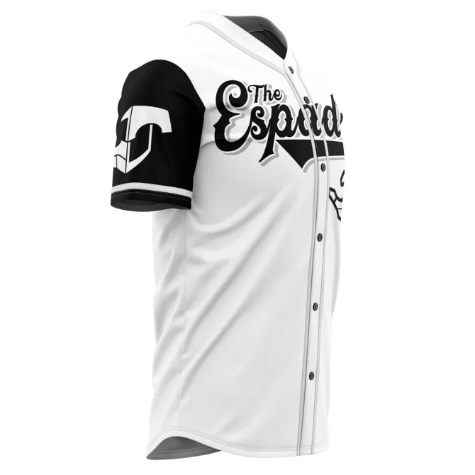 Custom Espada Baseball Jersey – Personalized Name & Number, Stylish Black & White Design - Image 4