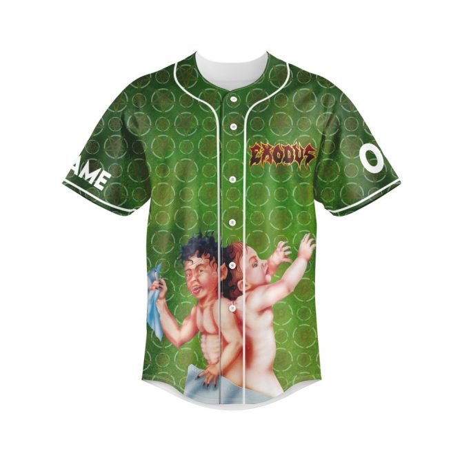 Customizable Exodus Baseball Jersey - Unique Graphic Design & Personalization Options - Image 2