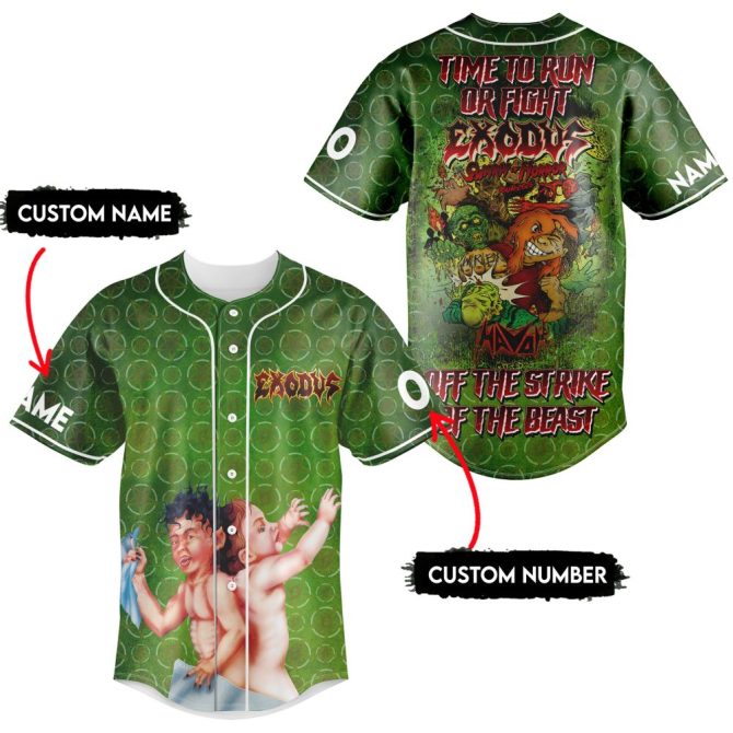 Customizable Exodus Baseball Jersey - Unique Graphic Design & Personalization Options - Image 4