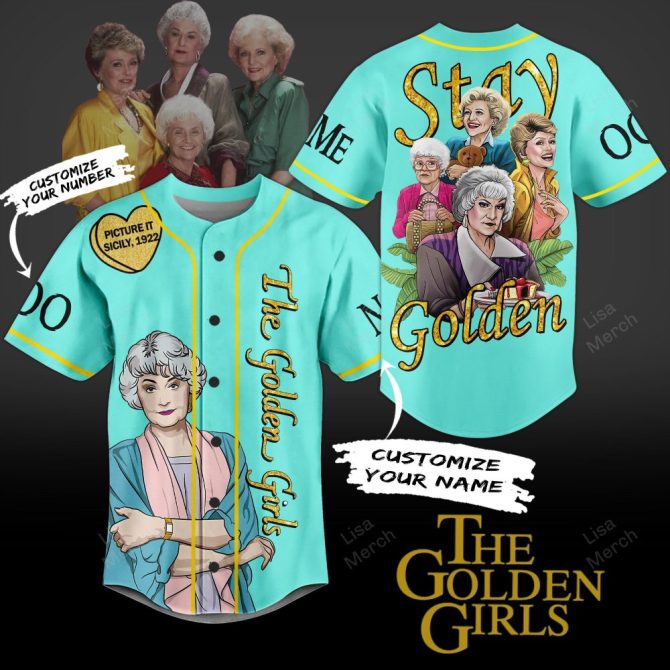 Customize Your Own Golden Girls Jersey – Stay Golden With Personalized Name & Number!