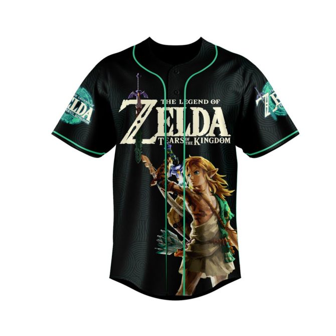 Custom Zelda Tears Of The Kingdom Jersey - Personalize Your Name & Number! - Image 2