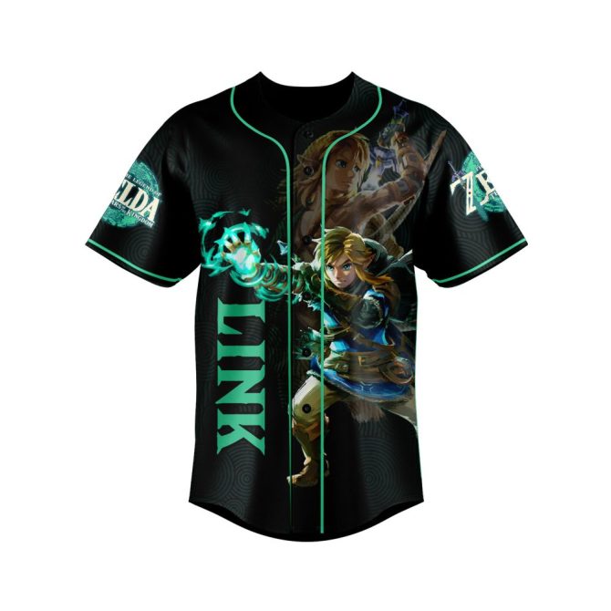 Custom Legend Jersey - Your Name & Number , Zelda Inspired Design - Image 2