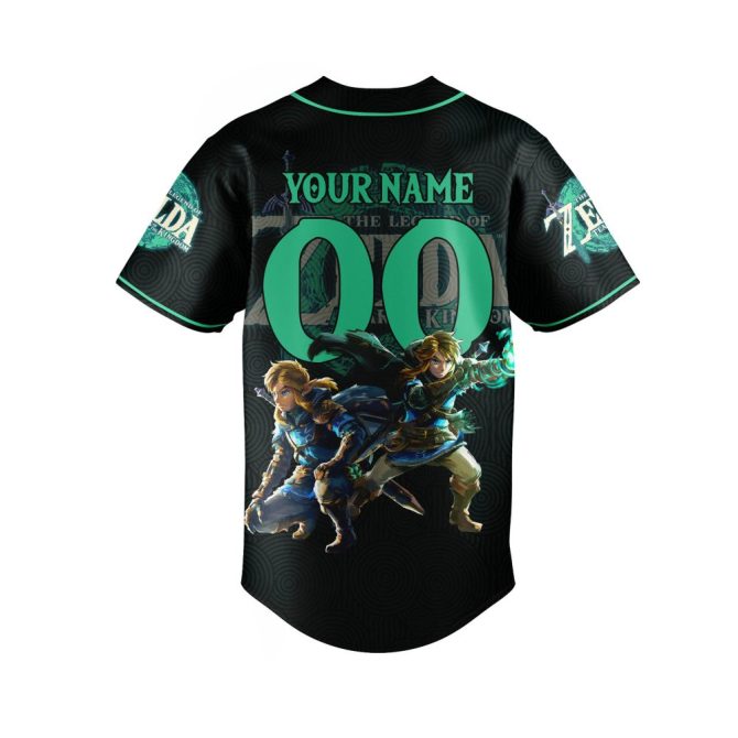Custom Zelda Tears Of The Kingdom Jersey - Personalize Your Name & Number! - Image 3