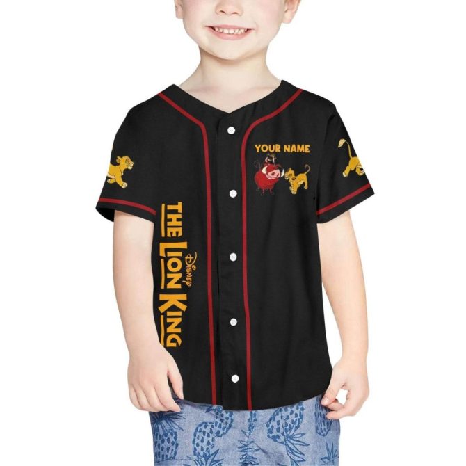 Custom Lion King Baseball Jersey - Add Your Name! Kids/Youth/Adult Sizes Available - Image 5