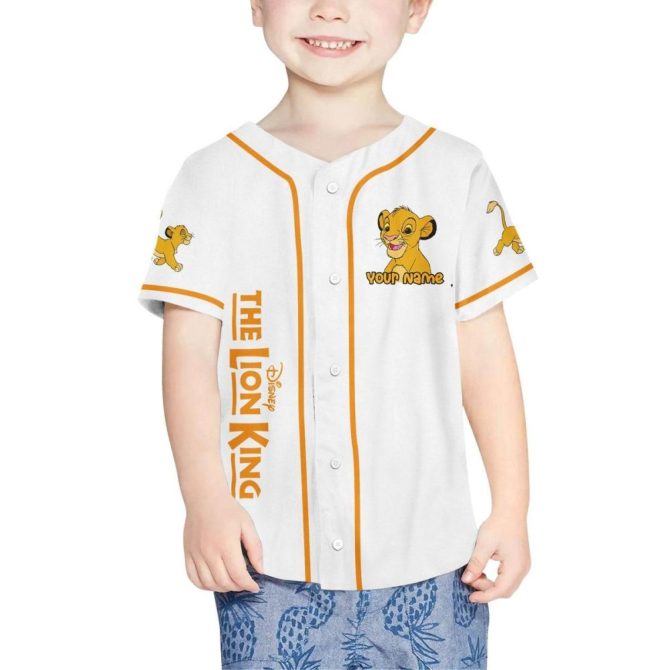 Custom Disney Lion King Baseball Jersey - Kids/Youth/Adult - Personalize With Any Name! - Image 5