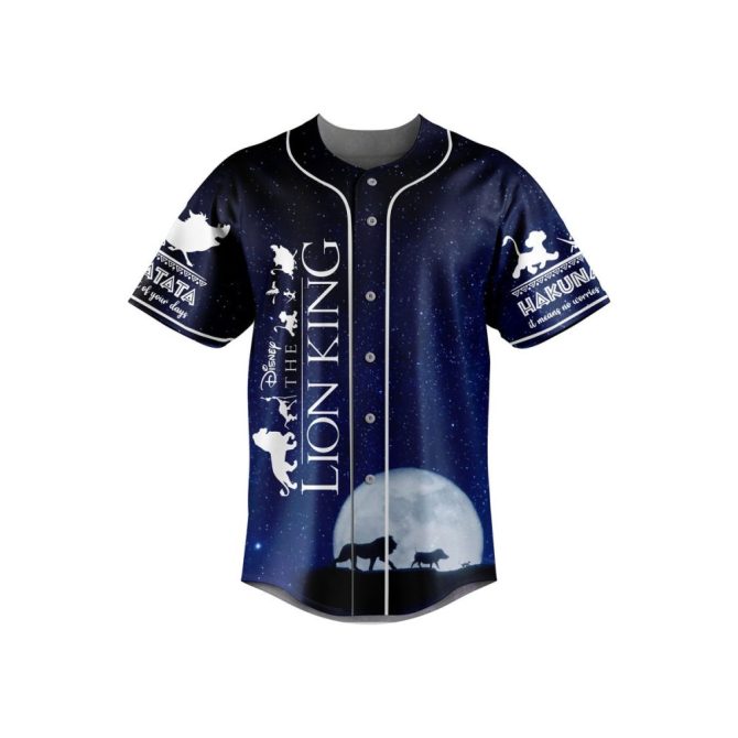 Customizable Lion King Baseball Jersey - Personalized Hakuna Matata Design - Image 2