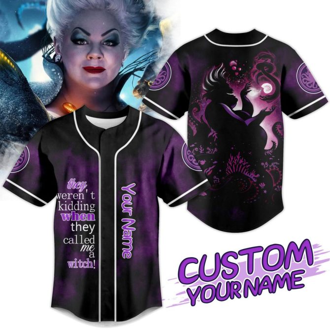 Custom Witch-Themed Jersey Shirt - Personalized Name, Unique Gift Idea