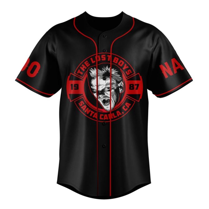 Custom Vampire Baseball Jersey - The Lost Boys Themed, Personalized Name & Number - Image 2