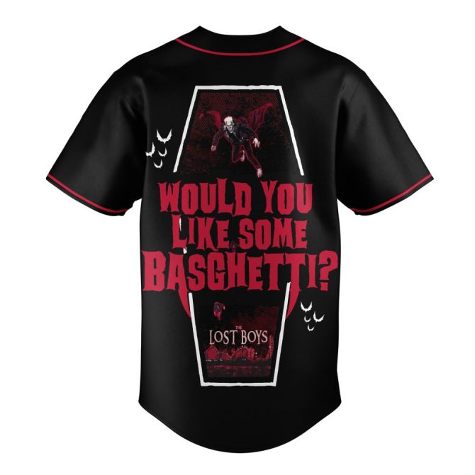 Custom City Lost Boys Baseball Jersey – 'They'Re Only Noodles' Design, Unique Halloween Gift! - Image 3
