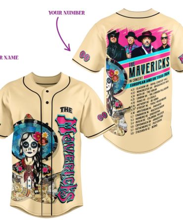 Customizable The Mavericks Tour Baseball Jersey - Personalize Name & Number!
