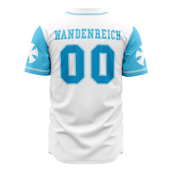 Stylish Quincy Baseball Jersey - White & Blue , Perfect Gift For Anime Fans - Image 3