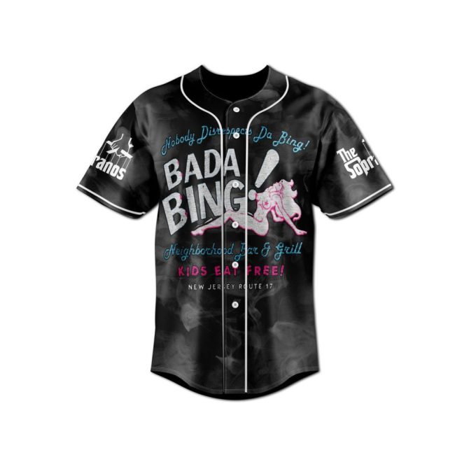 Customizable Bada Bing Themed Jersey - Add Your Name & Number! - Image 3