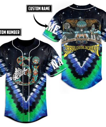 Customizable Tie-Dye Baseball Jersey - Vibrant Design & Personalized Name/Number