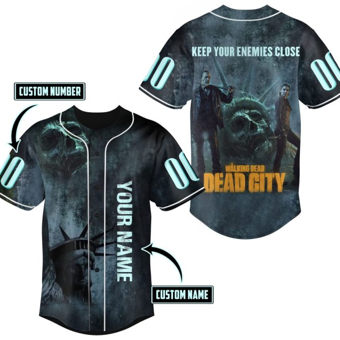 Custom Walking Dead Dead City Jersey – Personalize Name & Number