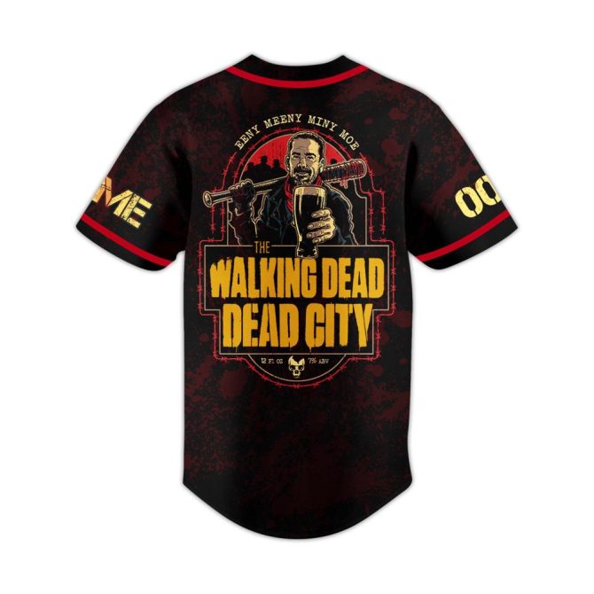 Custom Walking Dead Dead City Baseball Jersey - Personalize Name & Number - Image 3