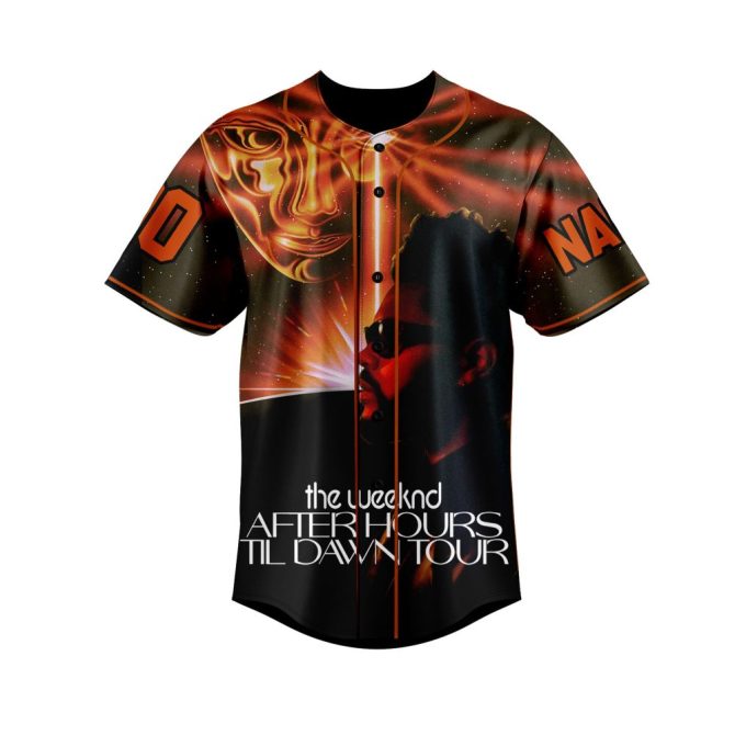 Customizable After Hours Tour Jersey - Personalized Name & Number - Unique Gift Idea! - Image 2