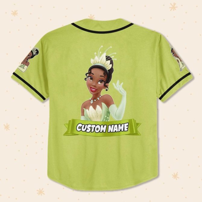 Custom Kids/Youth/Adult Baseball Jersey - Personalized Frog & Princess Design - Image 4