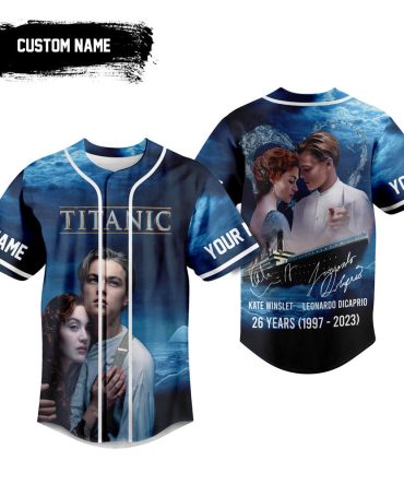 Custom Titanic Baseball Jersey – Personalized Name Gift For Movie Fans